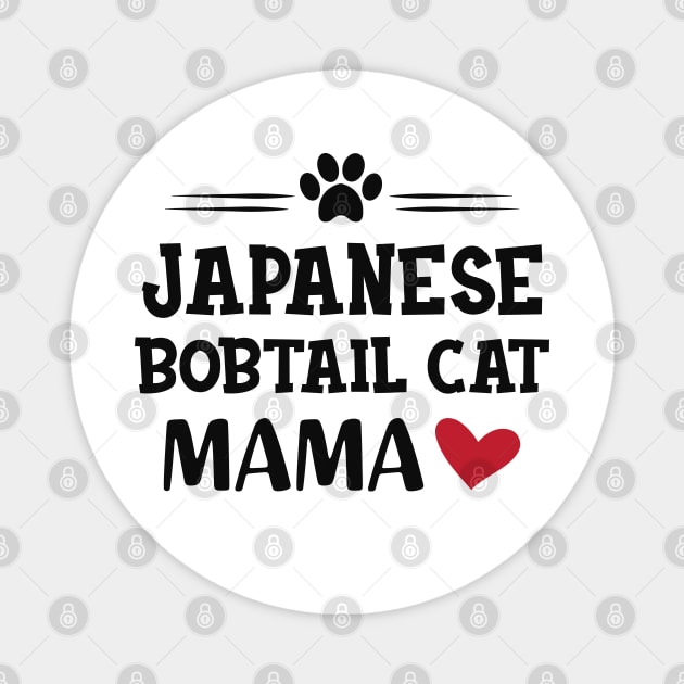 Japanese bobtail cat mama Magnet by KC Happy Shop